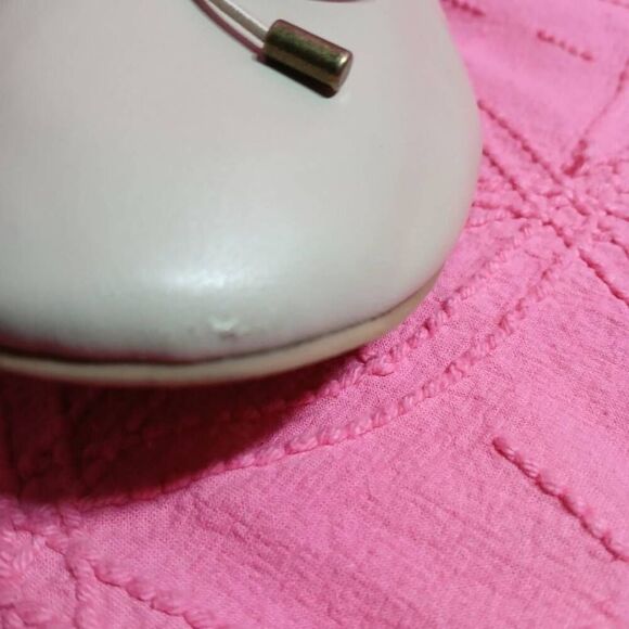 Lane Bryant Cream Ballerina Flats Size 10W - Picture 6 of 9